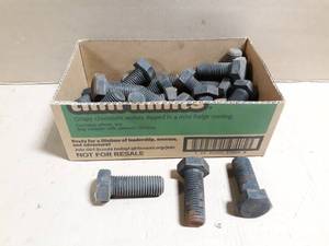 lot 350 image: (25) 1-18 x 3 Grade 5 Bolts