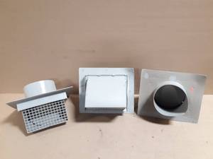 lot 388 image: (3) Primex 6 Wall Extend Plastic Vent w Damper