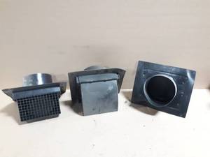 lot 389 image: (3) Primex 6 Wall Extend Plastic Vent w Damper