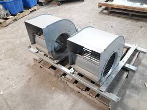 lot 394 image: NEW Dual Squirrel Cage Fans w Pulley