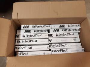lot 401 image: (12) AAF Perfect Pleat Filters 11-12x11-12x2