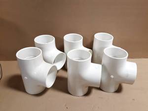 lot 239 image: (6) Spears 3 Schedule 40 PVC Tees