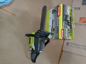14 in. 37cc 2-Cycle Gas Chainsaw by RYOBI - open box not used