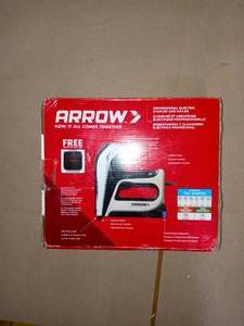 6 in. Electric Stapler and Brad Nailer by Arrow - open box slightly used