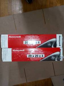 20 x 20 x 4 Pleated Air Filter FPR 10 by Honeywell Home - SET OF 2 - never used