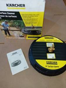 15 in. 3200 PSI Surface Cleaner for Gas Pressure Washers Max by Karcher - open box not used