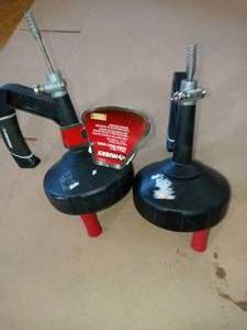14 in. x 25 ft. Power Drum Auger by Husky - SET OF 2 - not used slightly dirty