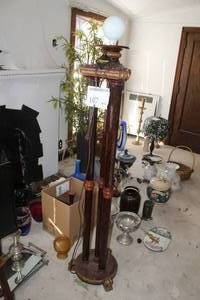 lot 107 image: Cheyenne Lamps Pedestal Floor Lamp