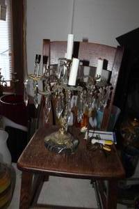 lot 110 image: Candelabra Table Lamp