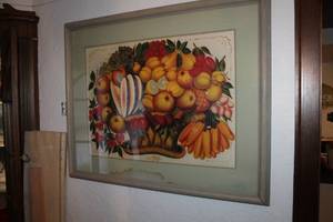 lot 141 image: Fruit Matted Framed Wall Art