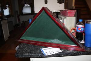 lot 145 image: Flag Shadow Box