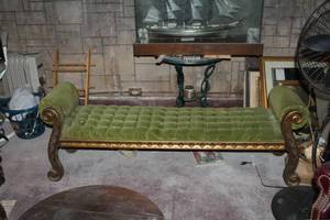 lot 160 image: Ornate Frame Dressing Room Bench