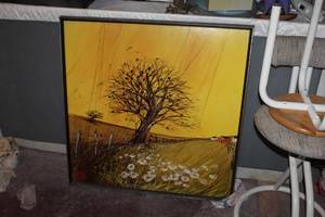lot 167 image: Autumn Flowers by McCaine Framed Painting