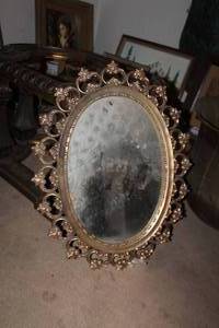 lot 237 image: Ornate Framed Wall Mirror