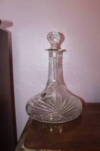 lot 9 image: Waterford Crystal Marquis Crystal Decanter with Topper