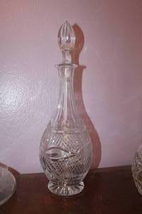 lot 15 image: Crystal Decanter with Topper