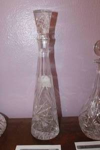 lot 17 image: Crystal Decanter with Topper