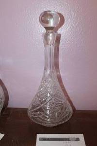 lot 6 image: Crystal Decanter with Topper