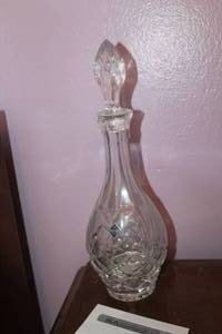 lot 5 image: Jihlavski Sklarny Bohemia Full Lead Crystal Decanter with Topper