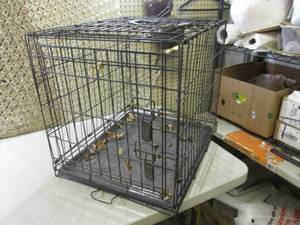 Small Folding Metal Pet Kennel with...