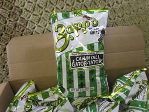 Case of 12 Bags Zapps Potato Chips...