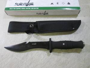 12 Survivor Knife with Sheath New ...