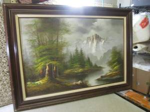 Large Framed Oil Painting 44 x 32...