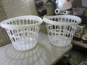 Lot of 2 - 2 Bushel  Laundry Basket...