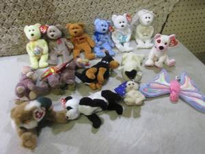 Assorted TY Beanie Babies  F-3...