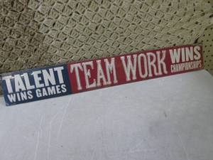 Tin Sign 30 x 4 12  FS...