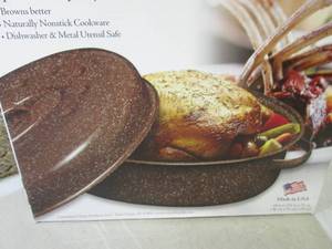 Granite-Ware Roaster Pan with Nonst...