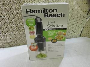 Hamilton Beach 3-In-1 Spiralizer 2-...