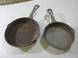 2 Cast Iron Frying Pans  RM3...