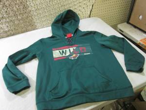 Minnesota Wild Reebok Hoodie Size L...