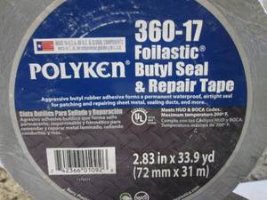 4 Rolls Polyken Foilastic Butyl Sea...