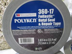 4 Rolls Polyken Foilastic Butyl Sea...