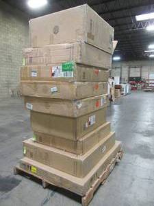 lot 325 image: WHOLESALE MIXED PALLET OF MISCELLANEOUS BATHROOM MEDICINE CABINETS