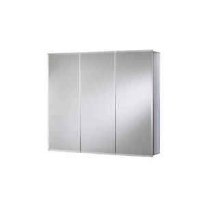 lot 102 image: Croydex 30 in. W x 26 in. H Frameless Aluminum Recessed or Surface-Mount Bathroom Medicine Cabinet with Easy Hang System, WC101869YW