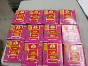 12 Boxes of Sun Maid Sour Raisin Sn...