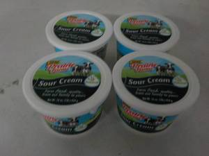 4  - 16 oz sour cream...