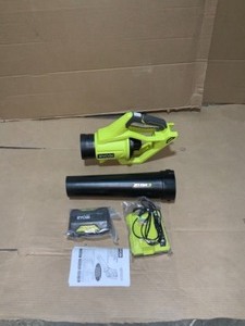110 MPH 500 CFM 40-Volt Lithium-Ion Cordless Variable-Speed Jet Fan Leaf Blower, 4.0Ah Battery and Charger. SEE PIC