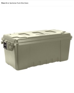 PLANO 13 in. Compact Tool Box AND PLANO 68 qt. Sportsman Trunk, SEE PICS