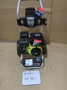 RYOBI Pressure Washer 3,200 PSI 2.5 GPM 212 cc Gas FOR PARTS ONLY. SEE PICS