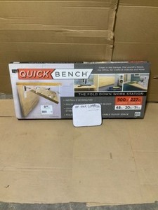 HARDWOOD REFLECTIONS The Quick Bench 4 ft. Folding Workbench UV Finish. SEE PICS