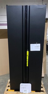 Husky Welded 54 in. W x 75 in. H x 19 in. D Steel Garage Cabinet Set in Black (3-Piece) Not used complete see pics