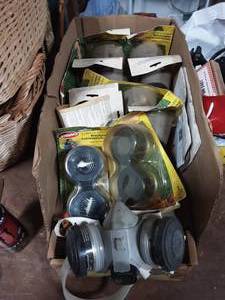 Lot Of Respirators And Lawn & Garden Filters