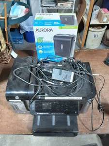 HP Office Jet Printer, Fax, Copier, Scanner & Aurora Paper Shredder New In Box