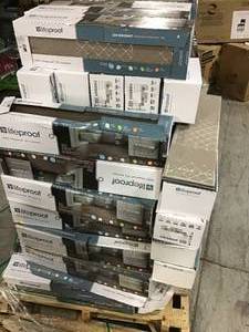 pALLET OF 51 CASES OF CEMENT TILE FLOORING CUSTOMER RETURNS SEE PICS