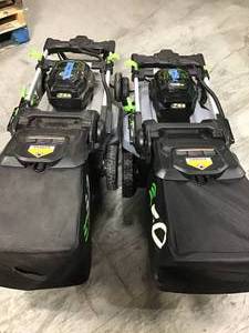 LOT OF 2 EGO LAWN MOWERS IN GOOD CONDITION Chargers and Batteries Are not Include