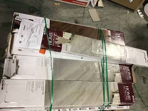 PALLET WITH 13 CASES OF ASSORTED  Vinyl Plank Flooring by Home Decorators Collection CUSTOMER RETURNS SEE PICS